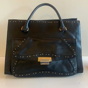Koret black leather purse